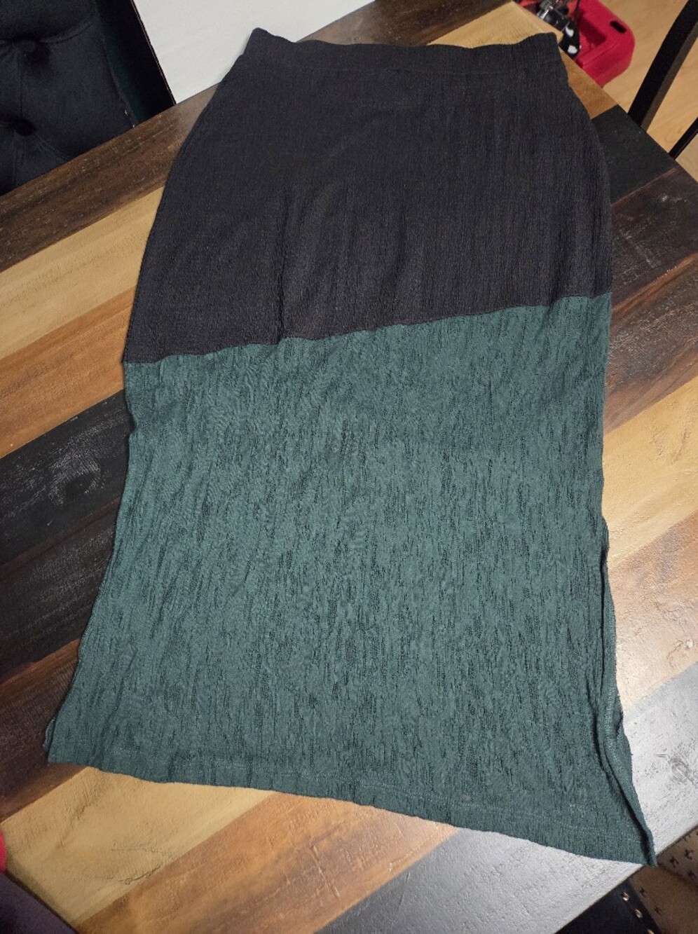 Disturbia Colorblock Midi Skirt